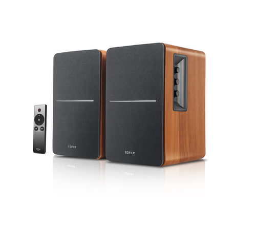 Edifier R1280Ts Multimedia 2.0 Studio Speakers - Dual RCA, Studio Quality Sound, 42W RMS, Side Panel Control, Remote Control - Image 1