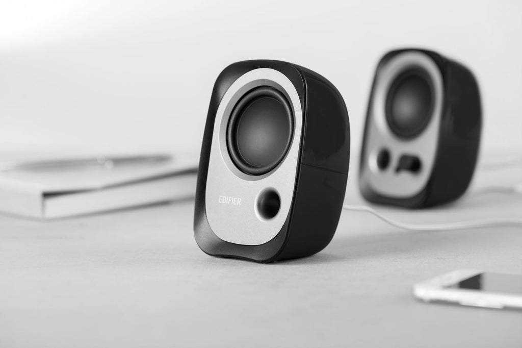 Edifier R12U USB Compact 2.0 Multimedia Speakers System (Black)- 3.5mm AUX/USB/Ideal for Desktop,Laptop,Tablet or Phone - Image 4