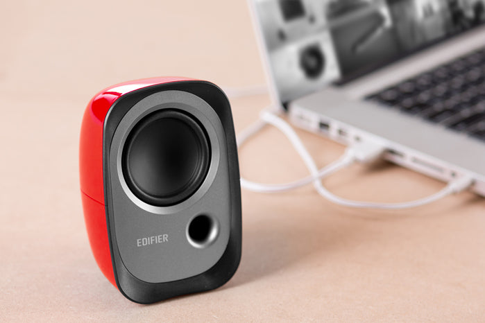Edifier R12U USB Compact 2.0 Multimedia Speakers System (Red) - 3.5mm AUX/USB/Ideal for Desktop,Laptop,Tablet or Phone - Image 4