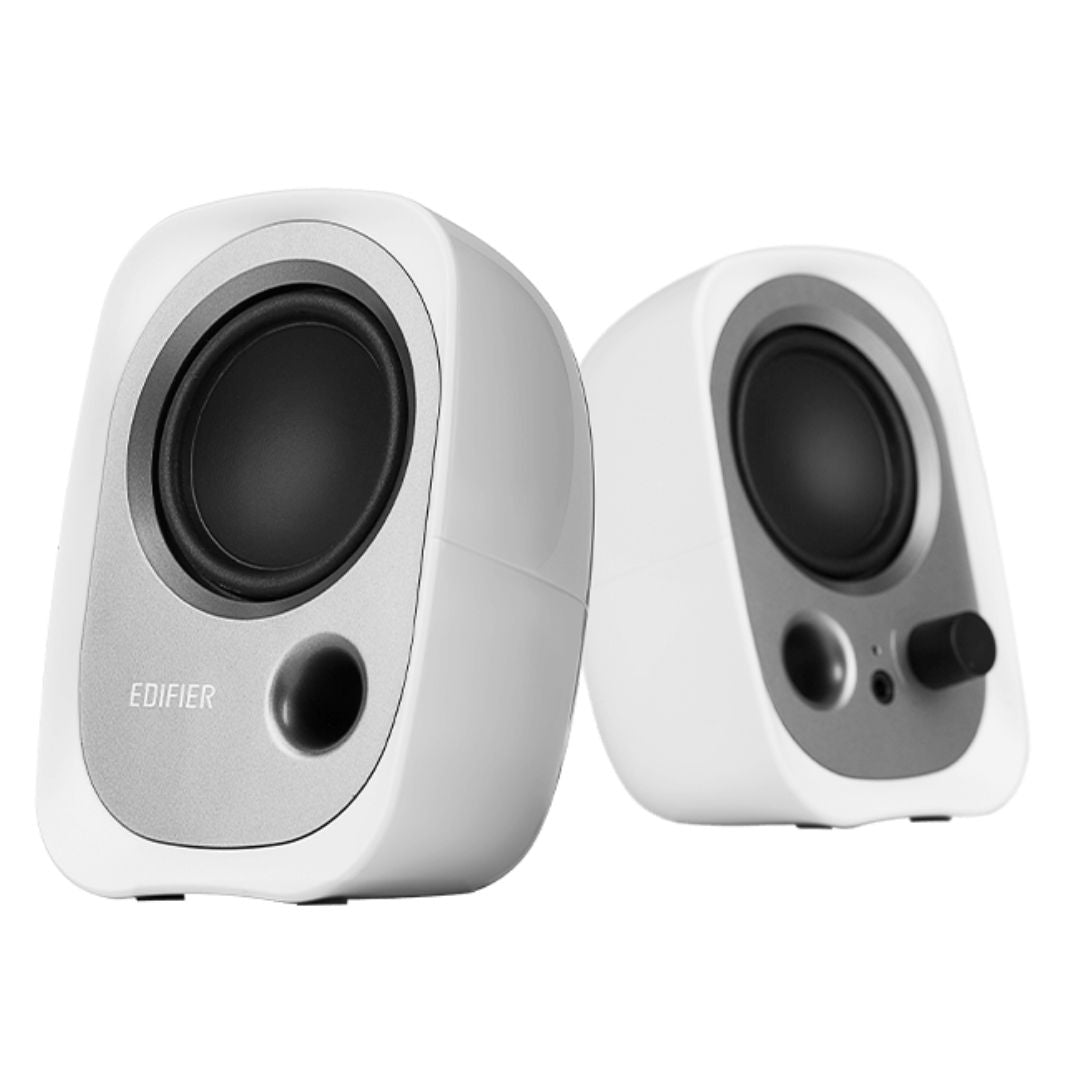 Edifier R12U USB Compact 2.0 Multimedia Speakers System (White) - 3.5mm AUX/USB/Ideal for Desktop,Laptop,Tablet or Phone11 x360 - Image 2