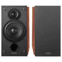 Edifier R1700BTS Bluetooth Bookshelf Speakers 66W RMS DUAL RCA INPUTS - BROWN - Image 1