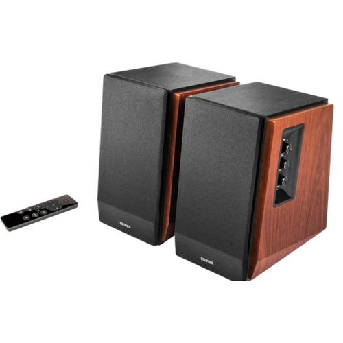 Edifier R1700BTS Bluetooth Bookshelf Speakers 66W RMS DUAL RCA INPUTS - BROWN - Image 2