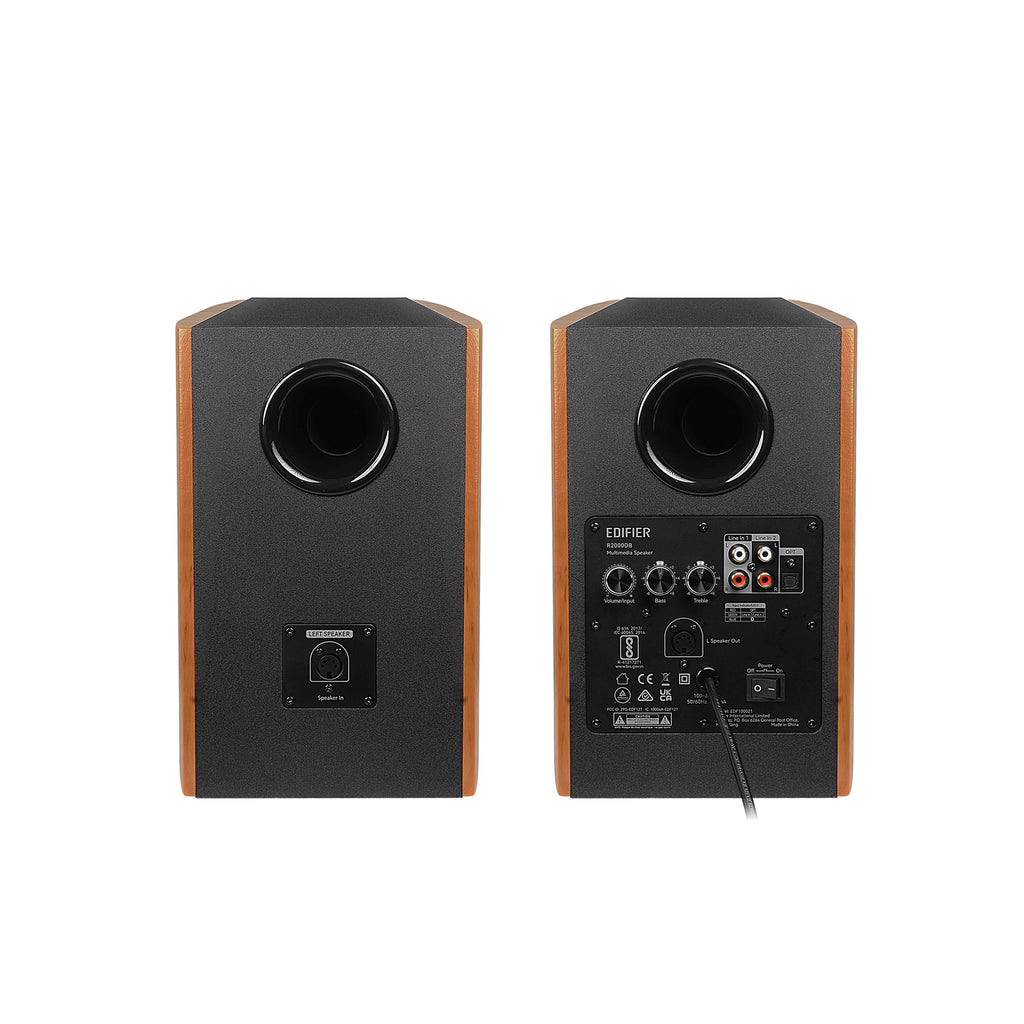 Edifier R2000DB WARMOAK Powered Bluetooth Bookshelf Speakers 25mm Eagle Eye tweeters High-gloss piano design Dual RCA Input - Image 4