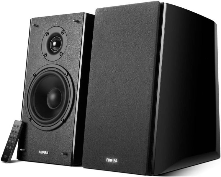 Edifier R2000DB Powered Bluetooth Bookshelf Speakers 25mm Eagle Eye tweeters High-gloss piano design Dual RCA Input with Remote Easy Optical Input - Image 1