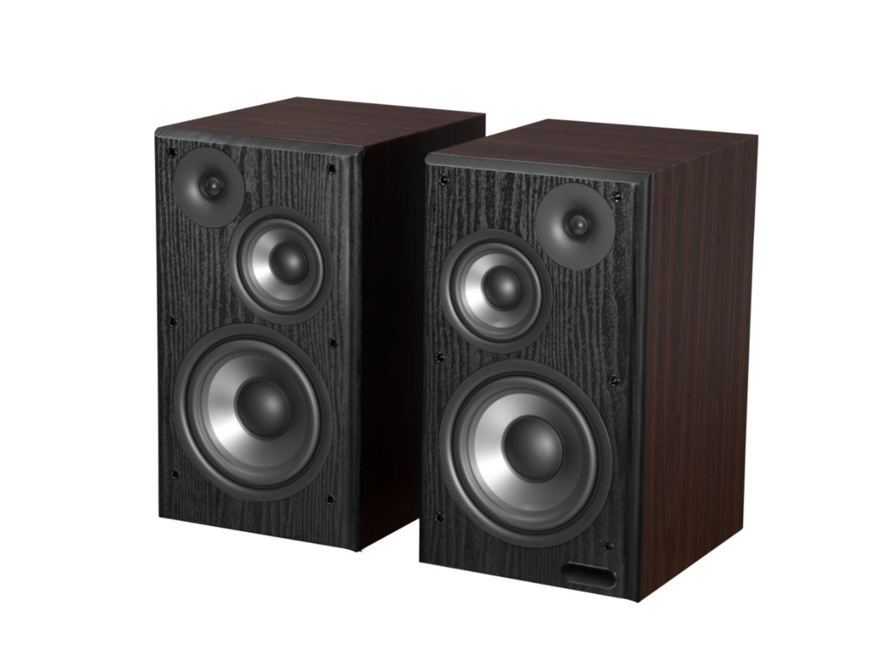 Edifier R2750DB MKII Quad Amped 3-way crossover bookshelf speakers with balanced sound and versatile connectivity - WALNUT - Image 2