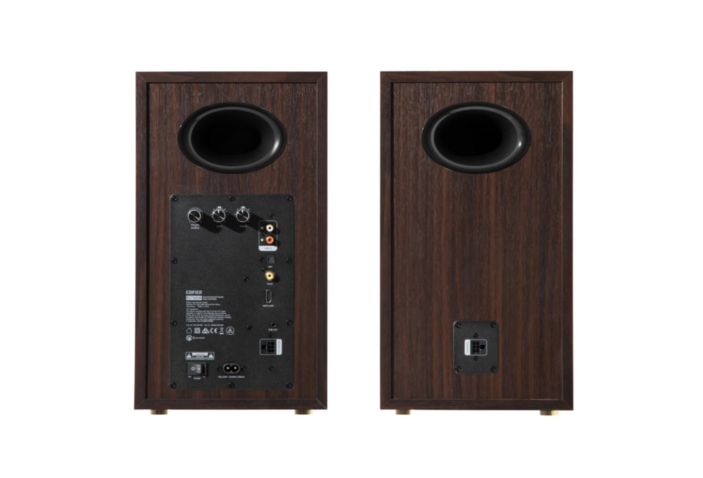 Edifier R2750DB MKII Quad Amped 3-way crossover bookshelf speakers with balanced sound and versatile connectivity - WALNUT - Image 3