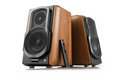 Edifier S1000MKII 2.0 Active Lifestyle Bookshelf Bluetooth Studio Speakers Brown - Image 1