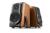 Edifier S1000MKII 2.0 Active Lifestyle Bookshelf Bluetooth Studio Speakers Brown - Image 1