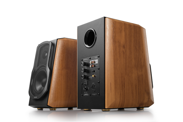 Edifier S1000MKII 2.0 Active Lifestyle Bookshelf Bluetooth Studio Speakers Brown