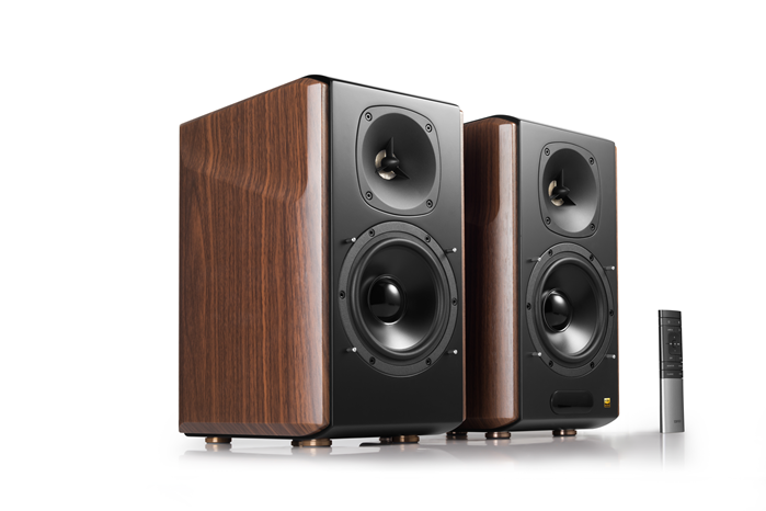 Edifier S2000MKIII 2.0 Lifestyle Active Bookshelf Bluetooth Studio Speakers - BT/AUX/Optical/Coaxial 124W RMS MDF Wood Panel - Image 2
