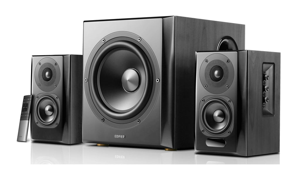 Edifier S351DB 2.1 Bluetooth Multimedia Speakers w/Subwoofer - 3.5mm/Optical/BT 5.1 AptX Wireless Sound/ Remote Control/8inch Booming Subwoofer - Image 2