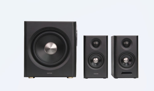 Edifier S355DB Tri-amped 2.1 speaker with high-fidelity sound and  versatile connectivity -BLACK - Image 1
