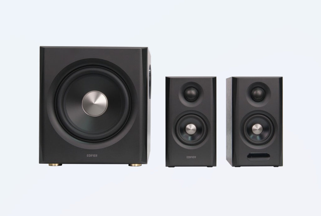 Edifier S355DB Tri-amped 2.1 speaker with high-fidelity sound and  versatile connectivity -WALNUT - Image 3