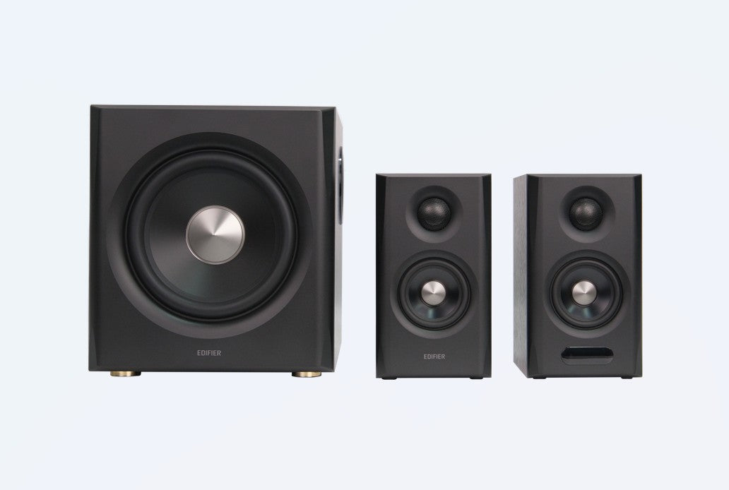 Edifier S355DB Tri-amped 2.1 speaker with high-fidelity sound and  versatile connectivity -WALNUT - Image 3