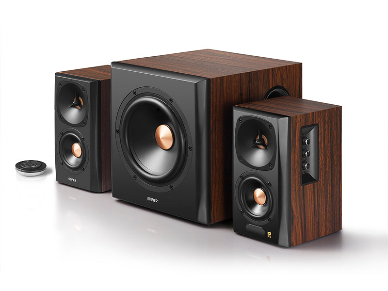 Edifier S360DB Active Bluetooth 5.1 Speakers with 8 inch Wireless Sub 3.5mm/Optical/Coaxial/Bluetooth with Remote Control - Image 2