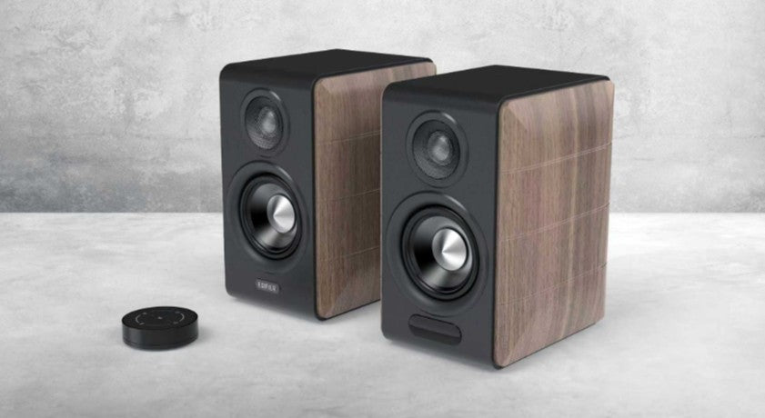 Edifier S880DB MKII WALNUT Speakers 2.0 Active Hi-Fi Speaker - Image 1