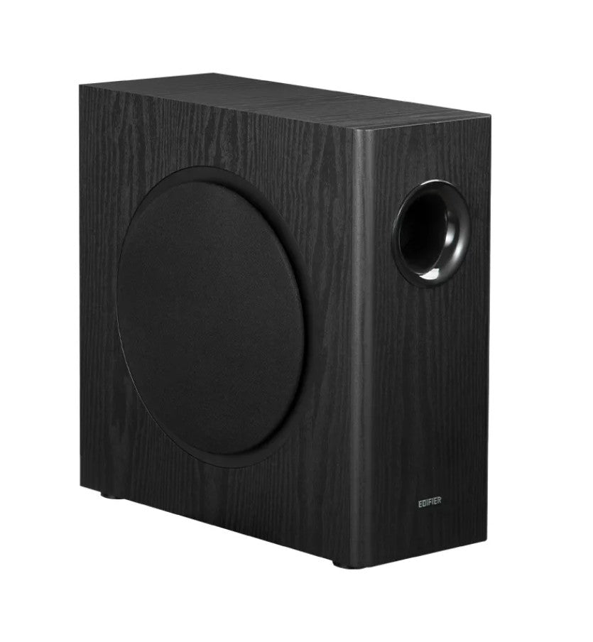 Edifier T5S-BLACK Powered Active Subwoofer Black 38Hz frequency response  MDF enclosure  Adjustable Bass and Frequency Bandwidth