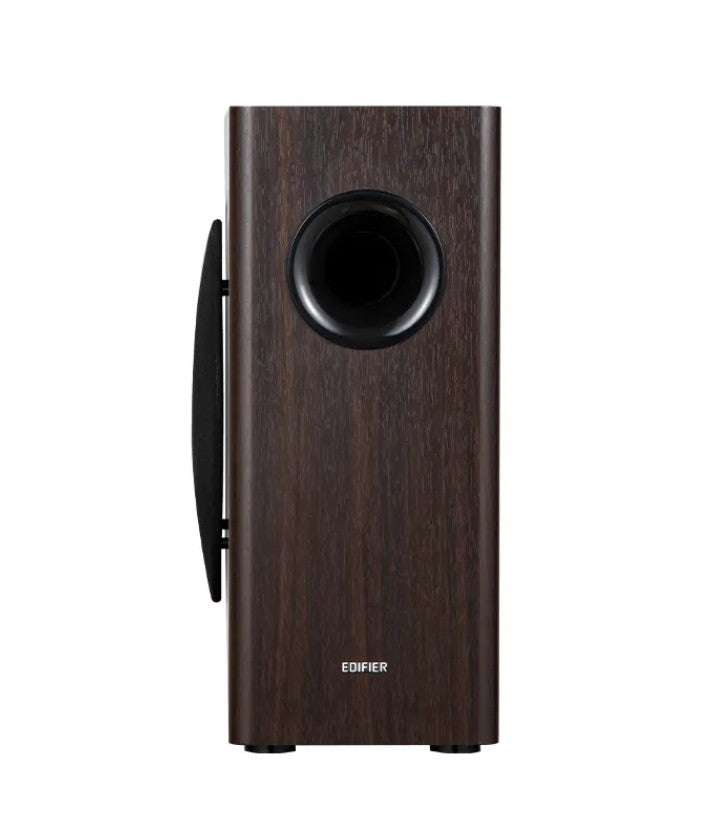 Edifier T5S-BROWN Powered Active Subwoofer Black 38Hz frequency response  MDF enclosure  Adjustable Bass and Frequency Bandwidth - Image 2