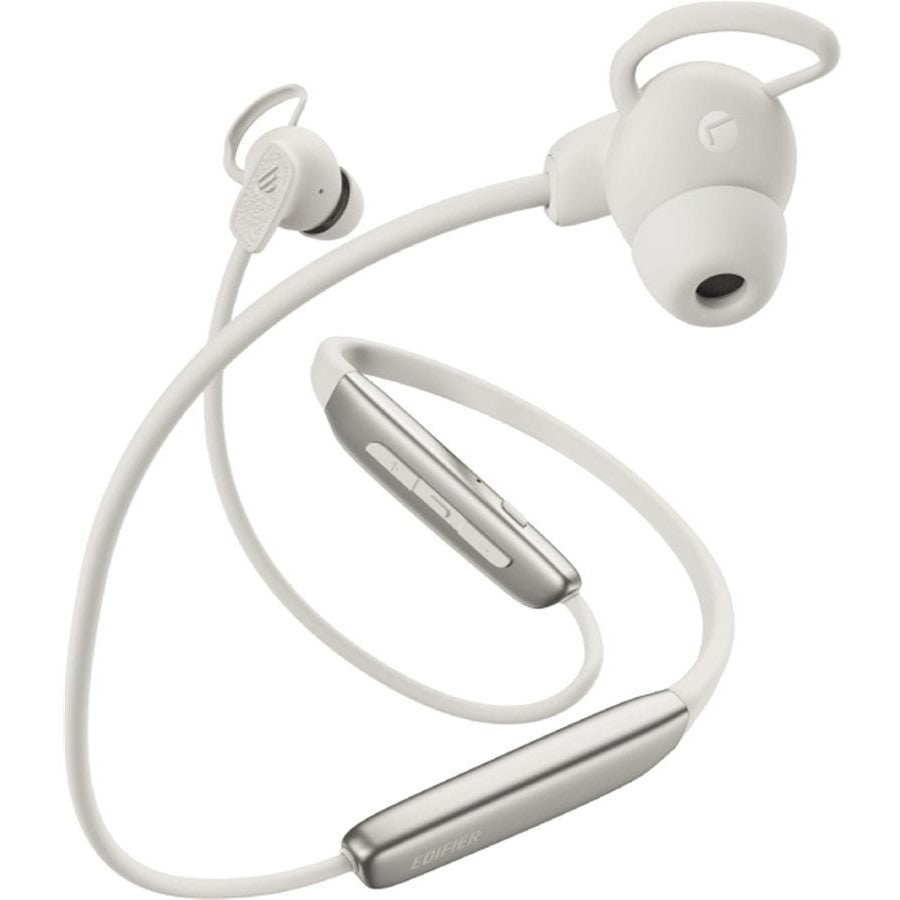 Edifier W280NB Pro Sand White Wireless Noise Cancelling Neckband Headphones - Image 3