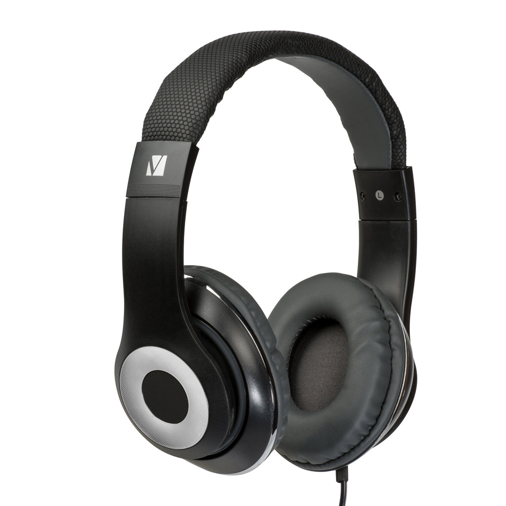 Verbatim Stereo Headphone 3.5mm - Black, Headphones Over-Ear Design, 1.2 Meter Cable Included, Great for Music on Smartphone, Laptop, Desktop - Image 2
