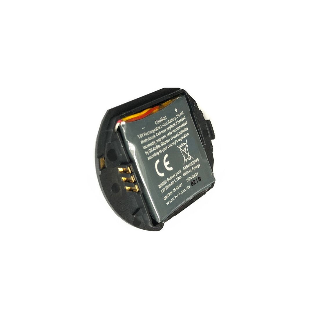 Jabra 14151-09 Battery Pack For Engage Series Headsets, One replacement battery pack for Jabra Engage 55, Engage 65 and 75 for Mono or Stereo headsets - Image 1