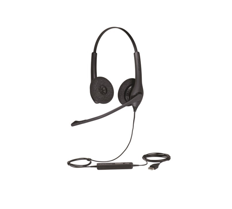 Jabra Biz 1500 Duo USB-A Corded Headset, Professional. Affordable, Durable, Noise-Cancelling, HD Voice, All-Day Comfort, Plug & Play - Image 2