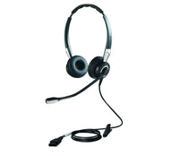 Jabra Biz 2400 II Duo QD - Mic. 72 UNC Corded Headset, Better Conversation, Better Sound, HD Voice, Coise-Cancelling, Over The Head Duo Wearing Style - Image 1