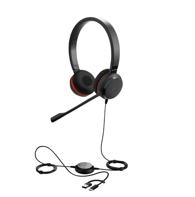 Jabra Evolve 30 II, USB C/A Mono UC, Great calls and music,  Plug-and-play connectivity, Manage calls easily, Flexible connectivity via 3.5 mm jack - Image 3