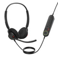 Jabra Engage 40 (Inline Link) UC Dual USB-C/A Corded Headsets, Lightweight & sturdy, Double the mic, Busylight, Hearing Protection Audio Quality - Image 1