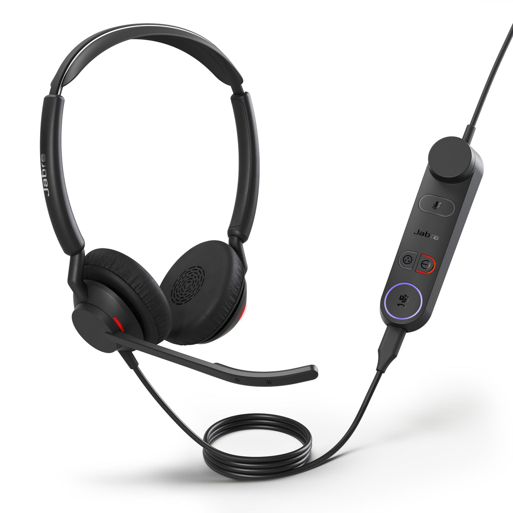 Jabra Engage 50 II Dual Teams Corded USB-C/A Headset, Best Headset for Clear Customer Calls Ultra-Lightweight Hearing Protection Smartringer Busylight - Image 1