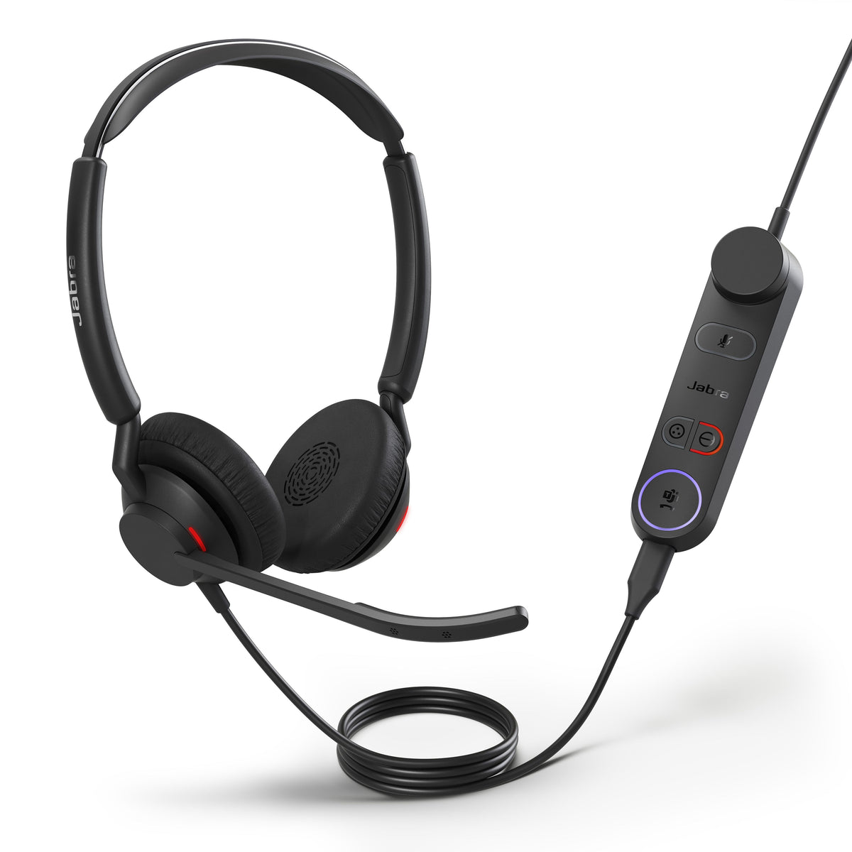 Jabra Engage 50 II Dual Teams Corded USB-C/A Headset, Best Headset for Clear Customer Calls Ultra-Lightweight Hearing Protection Smartringer Busylight - Image 1