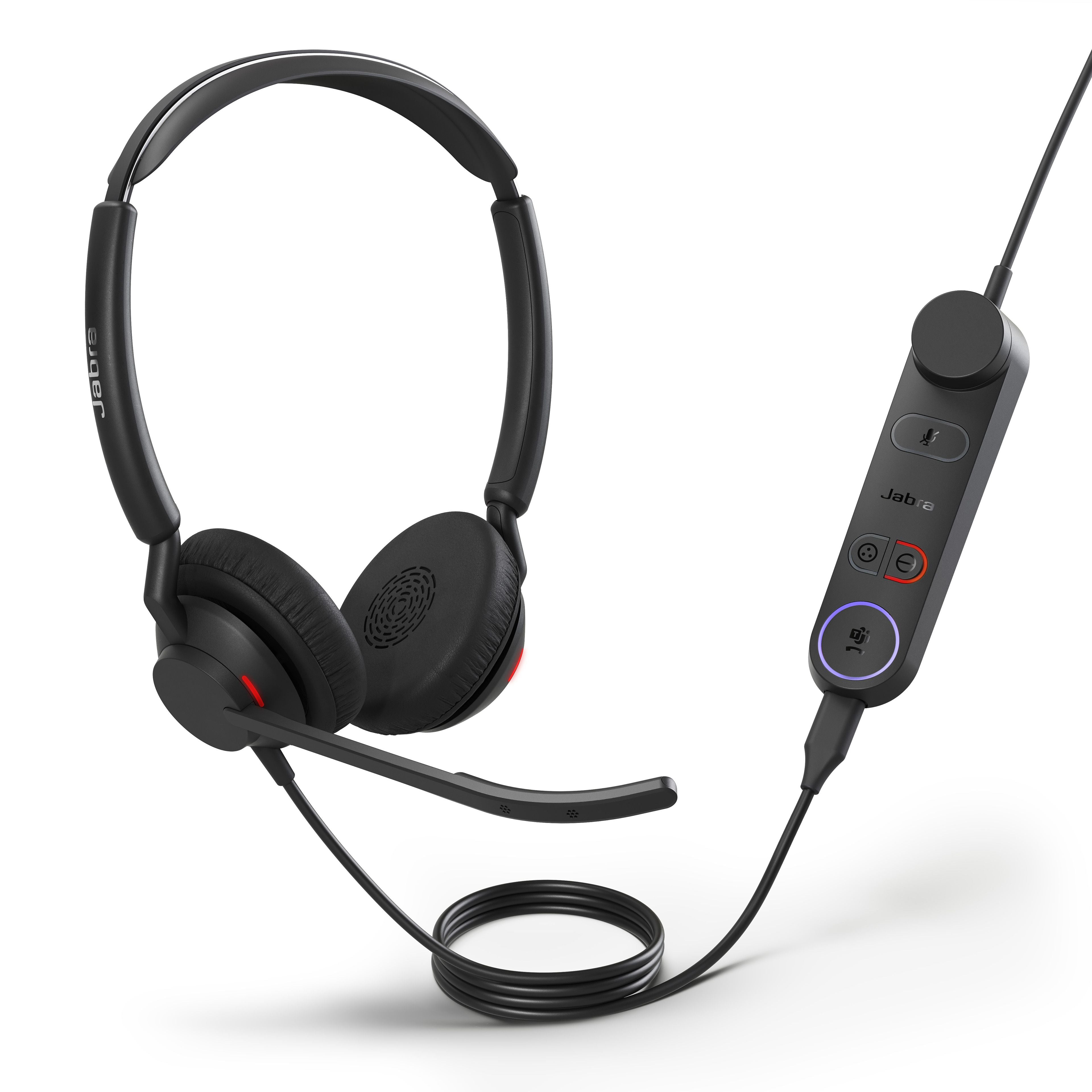 Jabra Engage 50 II Dual Teams Corded USB-C/A Headset, Best Headset for Clear Customer Calls Ultra-Lightweight Hearing Protection Smartringer Busylight - Image 1