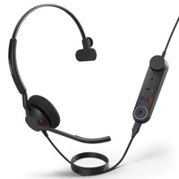 Jabra Engage 50 II Mono Teams Corded USB-C/A Headset, Best Headset for Clear Customer Calls Ultra-Lightweight Hearing Protection Smartringer Busylight - Image 1