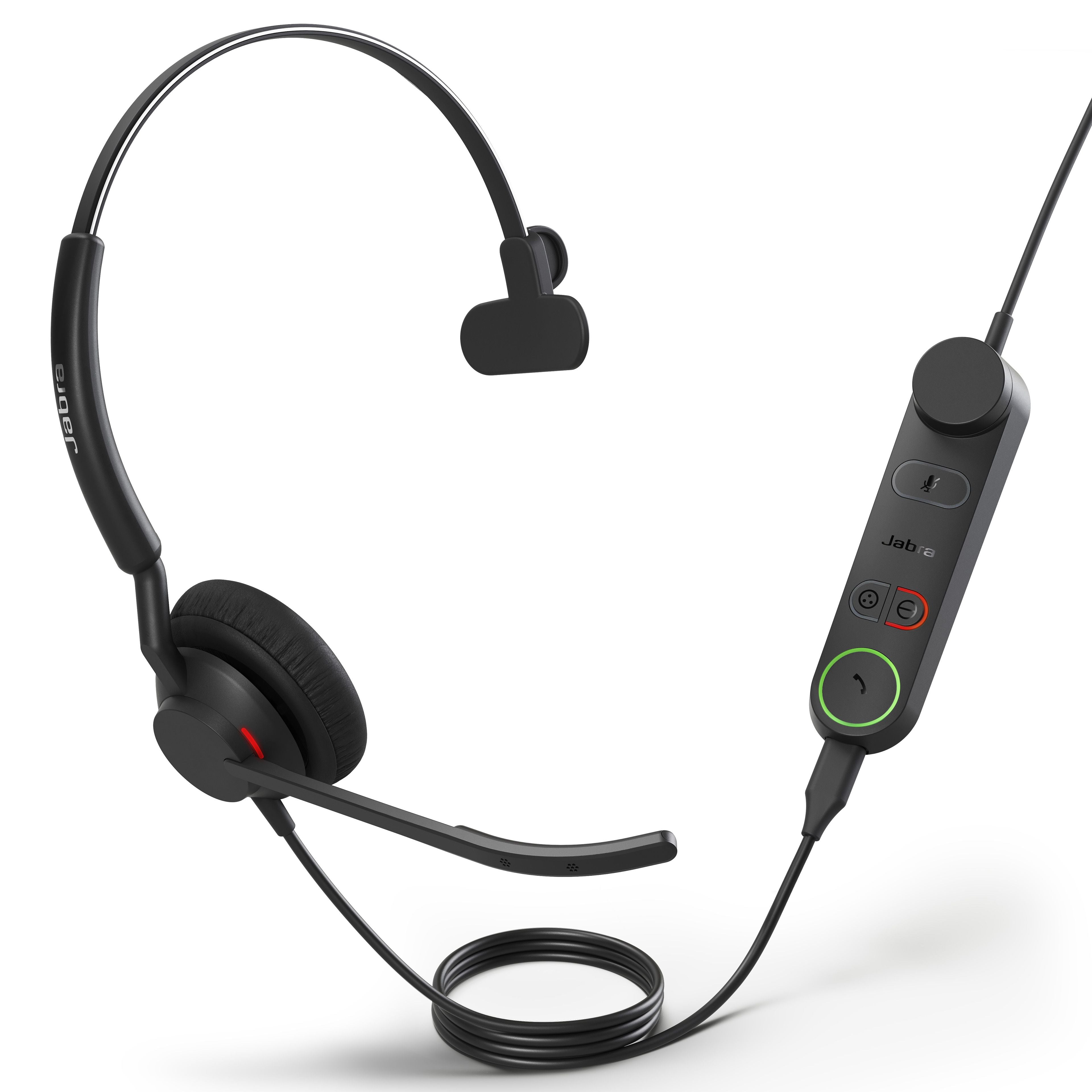 Jabra Engage 50 II Mono UC Corded USB-C/A Headset, Best Headset for Clear Customer Calls Ultra-Lightweight Hearing Protection Smartringer Busylight - Image 1