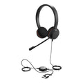 Jabra Evolve 20 SE, USB C/A, UC Stereo Headset, Plug-and-play, Noise-cancelling, Clearer Conversation, Manage Calls Easily, Leatherette Ear Cushions - Image 1