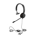 Jabra Evolve 20 SE, USB C/A, MS Mono Headset, Plug-and-play, Noise-cancelling, Clearer Conversation, Manage Calls Easily, Leatherette Ear Cushions - Image 1