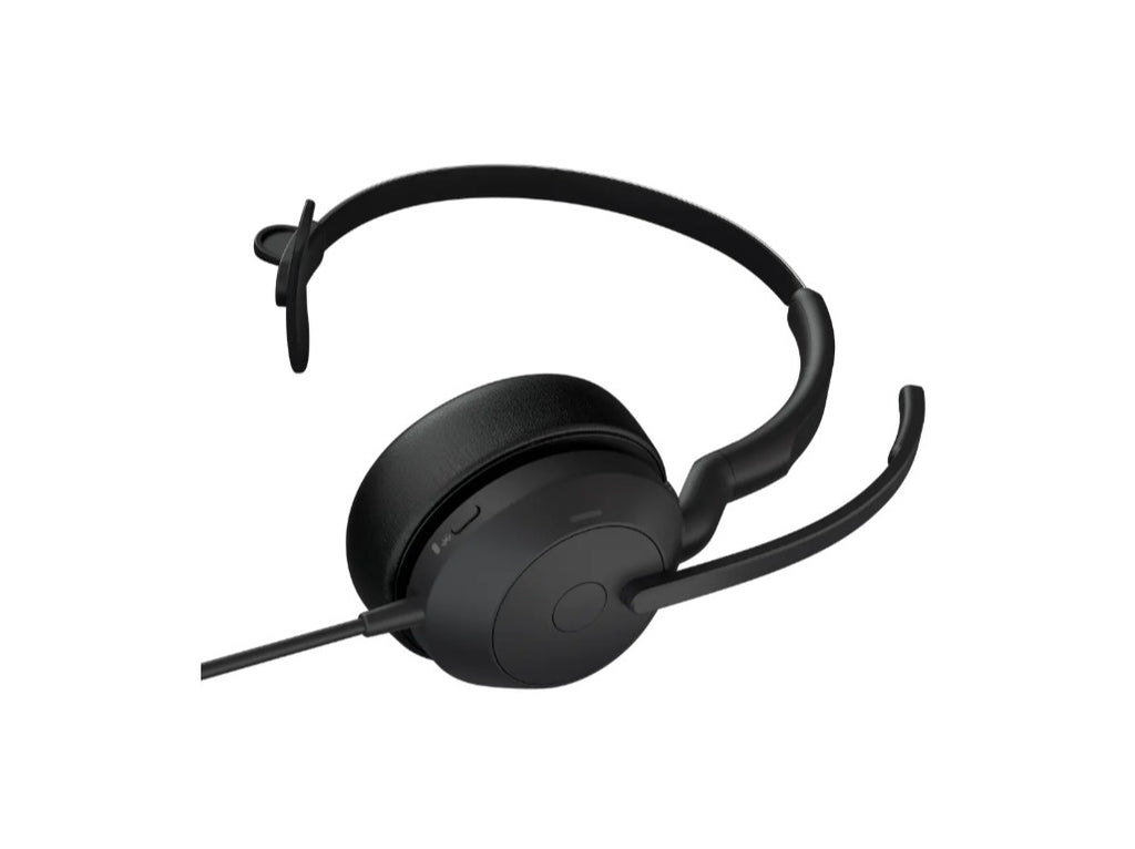 Jabra Evolve2 50, USB C/A UC Mono Headset, Bluetooth®, 4 microphones, Active Noise Cancellation, Busylight, Call management, Air Comfort technology - Image 2