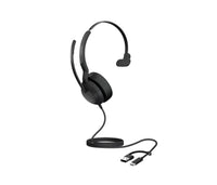 Jabra Evolve2 50, USB C/A UC Mono Headset, Bluetooth®, 4 microphones, Active Noise Cancellation, Busylight, Call management, Air Comfort technology - Image 4