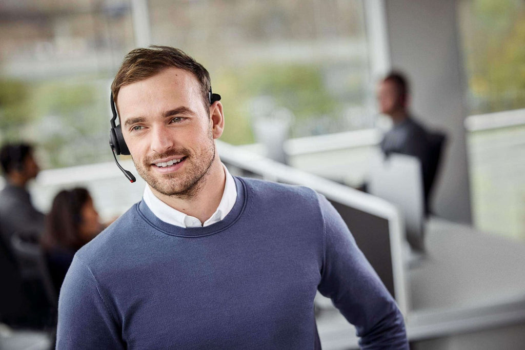 Jabra Engage 55 SE, Mono, Link400c, Teams DECT Headset, 150m Wireless Range, Noise Cancelling, Flexible, Portable, Durable, Lightweight, Busylight - Image 3