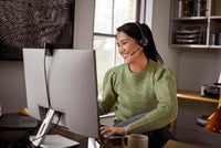 Jabra Engage 55 SE, Stereo, Link400c, Teams DECT Headset, 150m Wireless Range, Noise Cancelling, Flexible, Portable, Durable, Lightweight, Busylight - Image 3