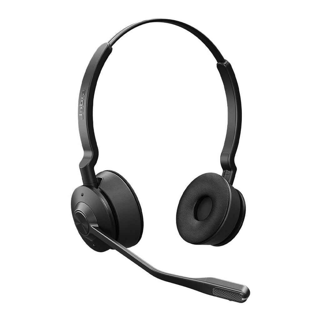 Jabra Engage 55 SE, Stereo, Link400a, UC DECT Headset, 150m Wireless Range, Noise Cancelling, Flexible, Portable, Durable, Lightweight, Busylight - Image 2
