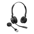 Jabra Engage 55 SE, Stereo, Link400a, UC DECT Headset, 150m Wireless Range, Noise Cancelling, Flexible, Portable, Durable, Lightweight, Busylight - Image 1