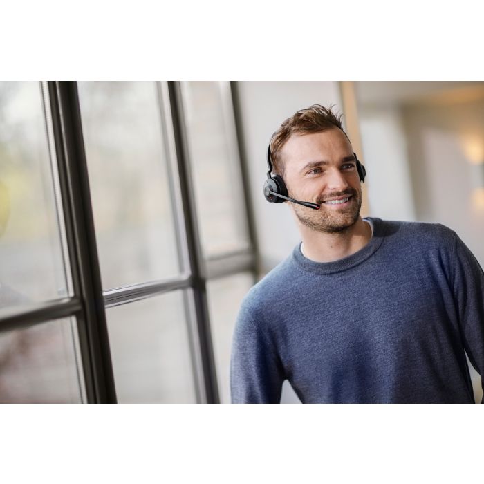 Jabra Engage 45 SE Mono DECT Headset, Deskphone calls, Sound like a pro, Get up to 13 hours of talk-time, Up to 150m, Busy-day-proof - Image 2
