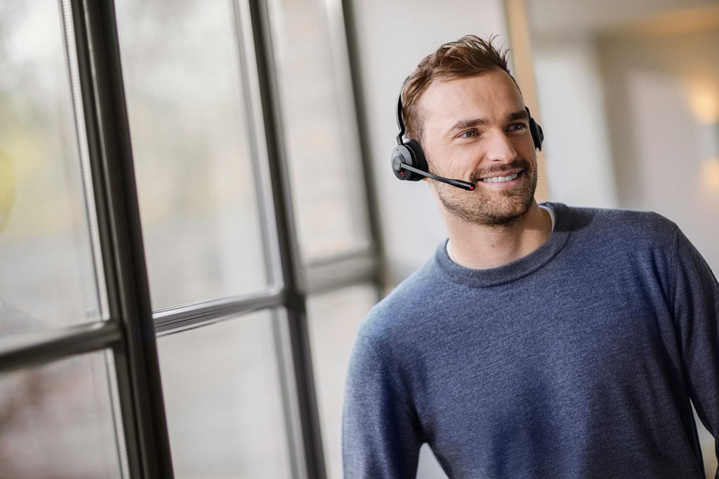 Jabra Engage 45 SE Stereo DECT Headset, Deskphone calls, Sound like a pro, Get up to 13 hours of talk-time, Up to 150m, Busy-day-proof - Image 2