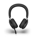Jabra Evolve2 75 - USB-A Link380a UC Stereo Black, Advanced ANC, 30m Wireless Range, Dual Bluetooth Connectivity, 36 Hours Battery Life, Busylight - Image 1