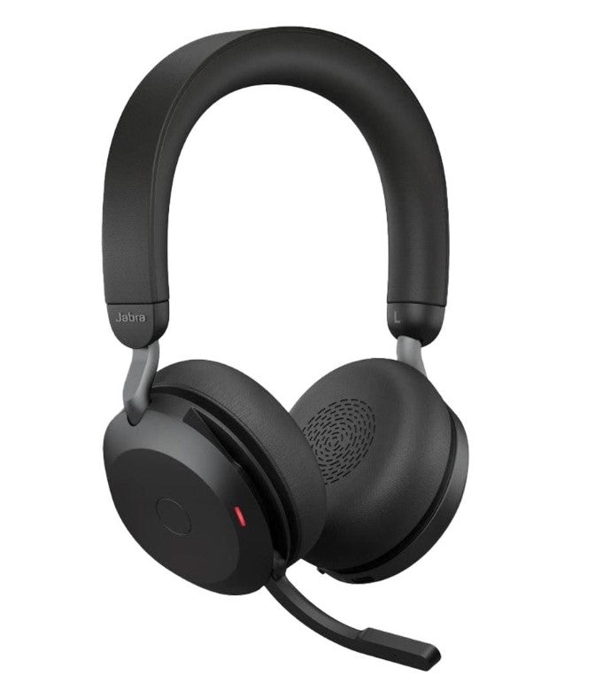 Jabra Evolve2 75 - USB-A Link380a UC Stereo Black, Advanced ANC, 30m Wireless Range, Dual Bluetooth Connectivity, 36 Hours Battery Life, Busylight - Image 2