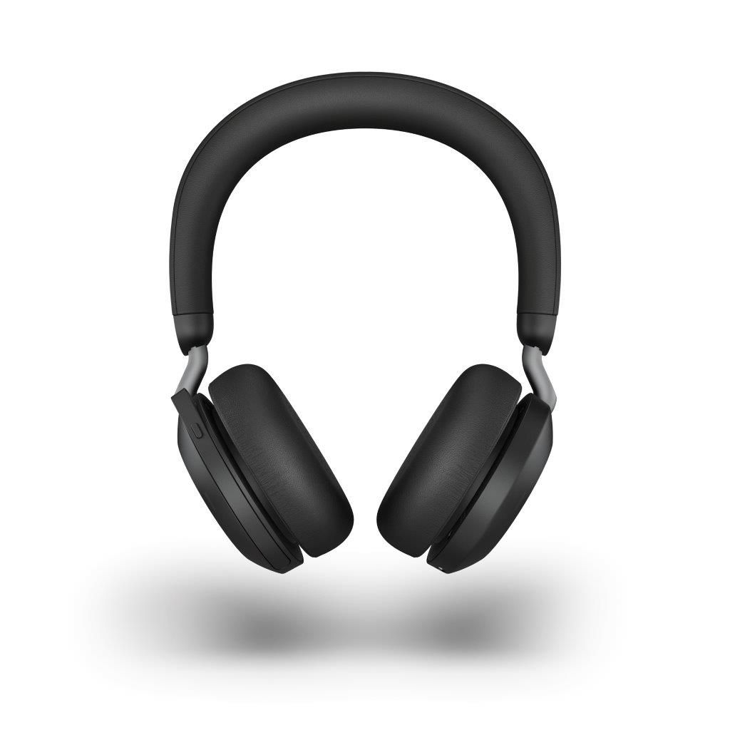 Jabra Evolve2 75 - USB-A Link380a UC Stereo Black, Advanced ANC, 30m Wireless Range, Dual Bluetooth Connectivity, 36 Hours Battery Life, Busylight - Image 4