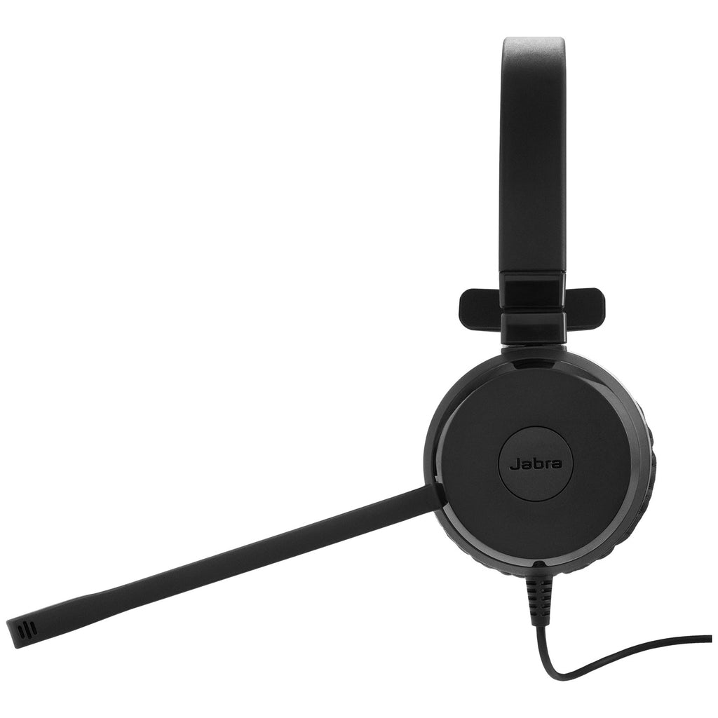 Jabra Evolve2 20SE MS Mono USB-A Headset, Plug-and-play, Noise-cancelling, Clearer Conversation, Manage Calls Easily, Leatherette Ear Cushions - Image 3