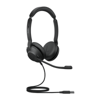 Jabra Evolve2 30 SE Wired USB-A UC Stereo Headset, Lightweight & Durable, Noise Isolating Ear Cushions, Plug-and-play, 2-Mic Technology, 2Yr Warranty - Image 1