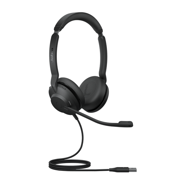 Jabra Evolve2 30 SE Wired USB-A UC Stereo Headset, Lightweight & Durable, Noise Isolating Ear Cushions, Plug-and-play, 2-Mic Technology, 2Yr Warranty